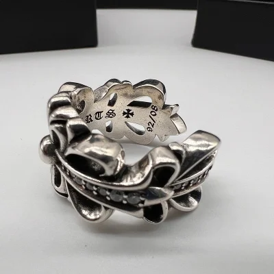 Кольцо Chrome Hearts Open End Of Various Shapes - Bow "Silver" фото № 2