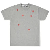 Футболка Comme des Garçons Play Multi Small Heart "Gray"