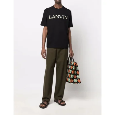 Футболка Lanvin Ethnic print "Black" фото № 8 Футболка Lanvin Ethnic print "Black" фото № 8