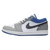 Air Jordan 1 Low SE "White/Grey-True Blue-Black II"