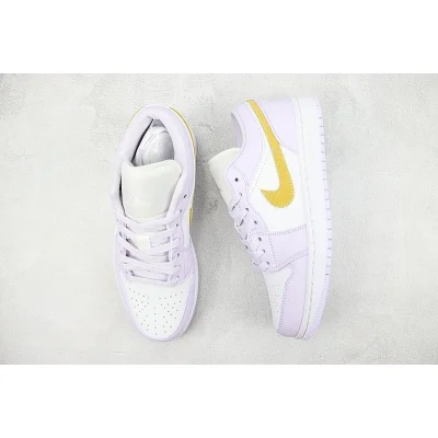 Air Jordan 1 Low "Barely Grape/White/Lemon Wash" фото № 6