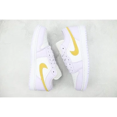 Air Jordan 1 Low "Barely Grape/White/Lemon Wash" фото № 7