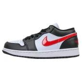 Air Jordan 1 Low "Black/White/Gum Red"