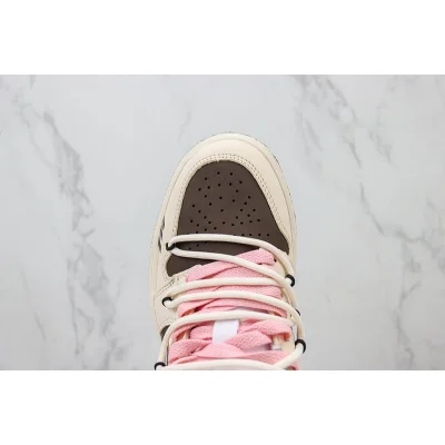 Air Jordan 1 Low "Dark Brown/Cream White/Pink" фото № 4
