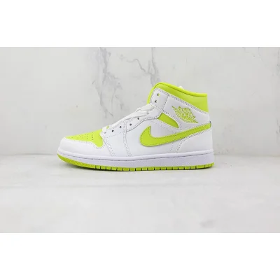 Air Jordan 1 Mid "White Lime" фото № 2