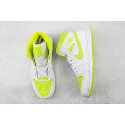 Air Jordan 1 Mid "White Lime" фото № 7