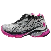 Balenciaga Runner "Silver/Neon Pink"