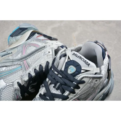 Balenciaga Runner "White/Blue/Pink/Grey" фото № 9