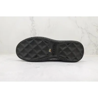 Chanel Bicolor Suede CC Trainer "White" фото № 9