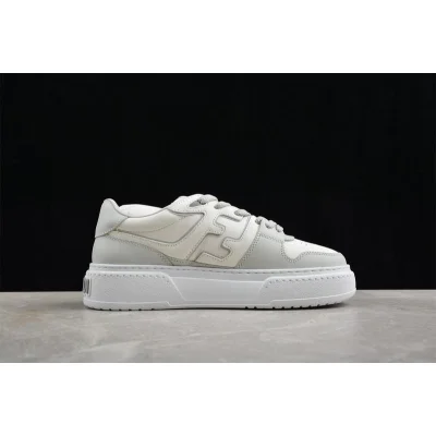 Fendi Match Leather "White/Gray" фото № 5