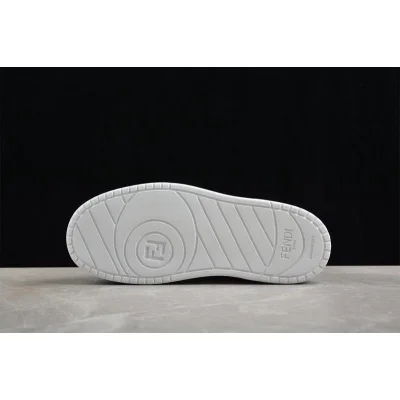 Fendi Match Leather "White/Gray" фото № 9