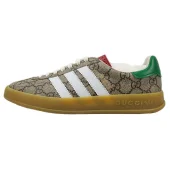 Adidas x Gucci Gazelle "Beige/White/Green"