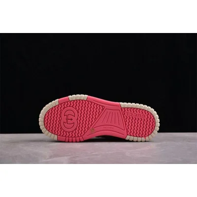 Gucci Re-Web Sneaker "GG Canvas – Beige Fuchsia" фото № 4