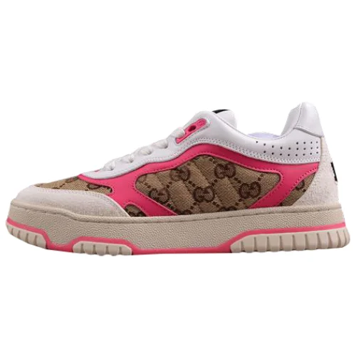 Gucci Re-Web Sneaker "GG Canvas – Beige Fuchsia"