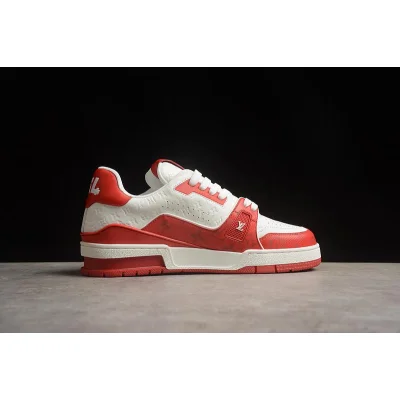 Louis Vuitton LV Trainer Sneakers "Red" фото № 2