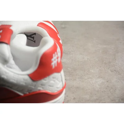 Louis Vuitton LV Trainer Sneakers "Red" фото № 9