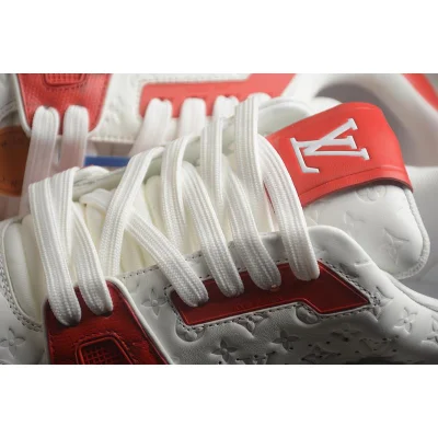Louis Vuitton LV Trainer Sneakers "Red" фото № 8