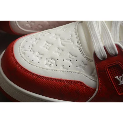 Louis Vuitton LV Trainer Sneakers "Red" фото № 7