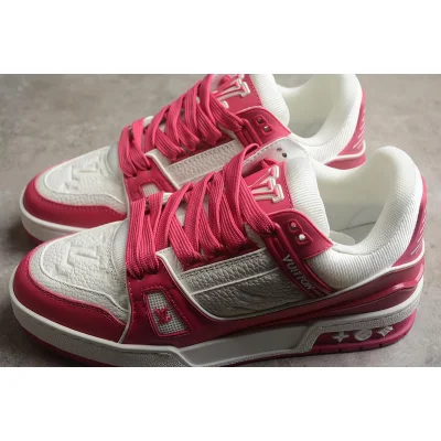 Louis Vuitton Trainer "Pink/White" фото № 6