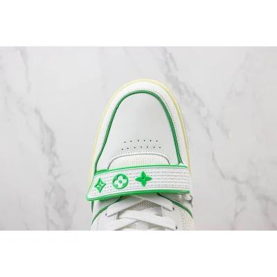 Louis Vuitton LV Trainer 2021 Low "Monogram/Green White" фото № 3