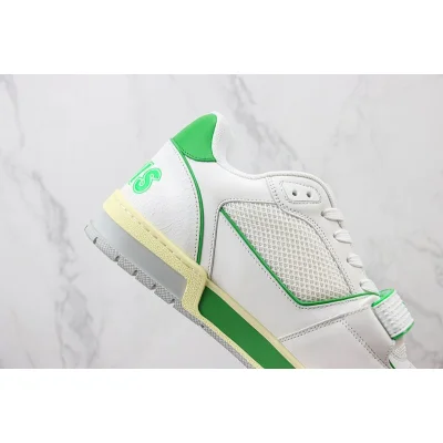 Louis Vuitton LV Trainer 2021 Low "Monogram/Green White" фото № 4