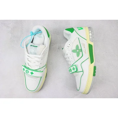 Louis Vuitton LV Trainer 2021 Low "Monogram/Green White" фото № 6