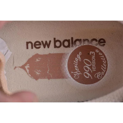 Size x New Balance 990V3 "Cream Orange" фото № 9