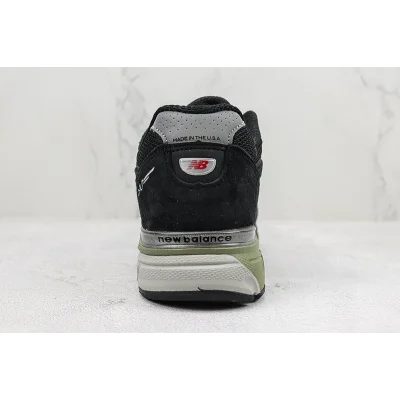 New Balance 990V4 "Black/Grey/Green" фото № 9