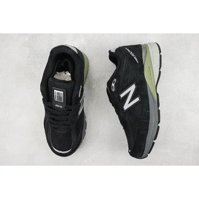 New Balance 990V4 "Black/Grey/Green" фото № 6