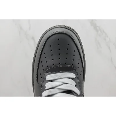 Off-White x Nike Air Force 1 Low "Black/Grey/Sliver Swoosh" фото № 4