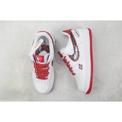 Nike Air Force 1 07 Low "University Red/White/Black" фото № 7