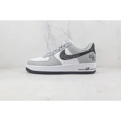 Off-White x Air Force 1 Low "Black/Gray/White" фото № 2