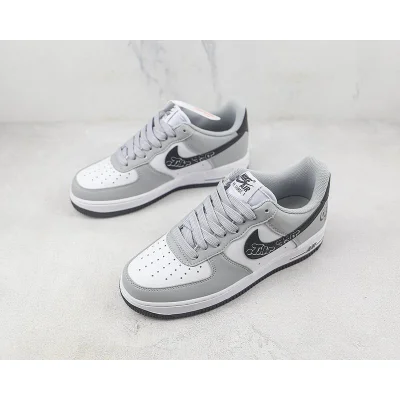 Off-White x Air Force 1 Low "Black/Gray/White" фото № 5