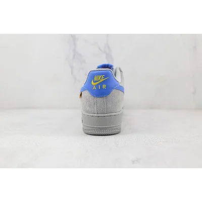 Nike Air Force 1 Low "Light Grey/South Coast Blue/Pink" фото № 9
