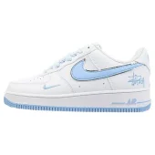 Stussy x Nike Air Force 1 Low "Sky Light Blue"