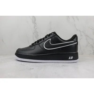 Nike Air Force 1 Low "Matte Black/White" фото № 2