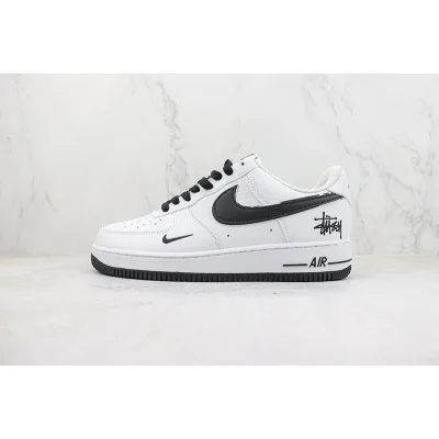 Stussy x Nike Air Force 1 Low "White/Black Swoosh" фото № 2