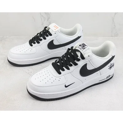 Stussy x Nike Air Force 1 Low "White/Black Swoosh" фото № 5