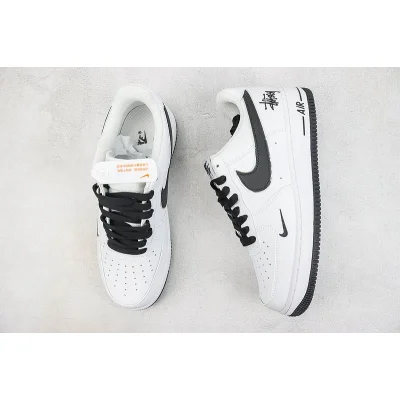 Stussy x Nike Air Force 1 Low "White/Black Swoosh" фото № 6