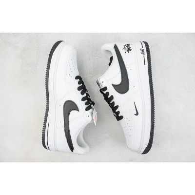 Stussy x Nike Air Force 1 Low "White/Black Swoosh" фото № 7