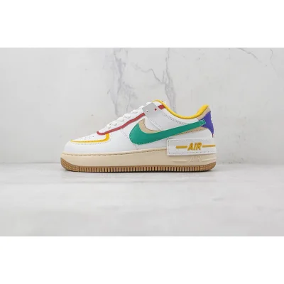Nike Air Force 1 Shadow "Summit White/Neptune Green" фото № 2