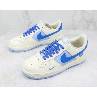 Nike Air Force 1 Low "Medium Blue/Off White" фото № 5 Nike Air Force 1 Low "Medium Blue/Off White" фото № 5