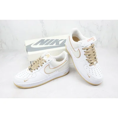 Nike Air Force 1 Low "Cream/Gold" фото № 7