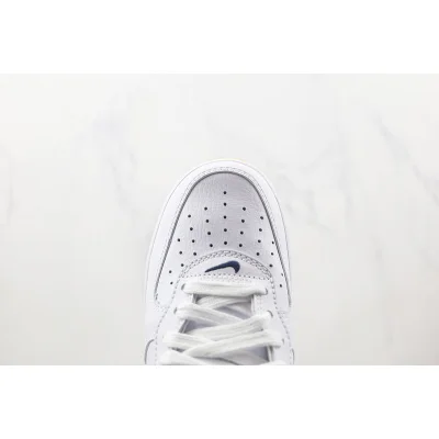 Nike Air Force 1 Mid QS "White/Midnight Navy/Gum Yellow" фото № 5