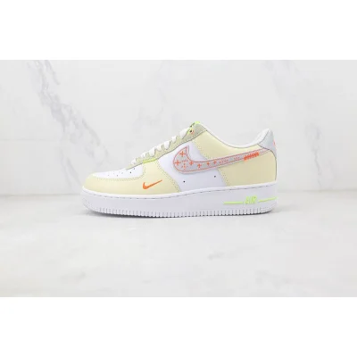 Nike Air Force 1 07 "Just Stitch It /White/Shade Green" фото № 2