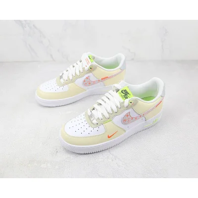 Nike Air Force 1 07 "Just Stitch It /White/Shade Green" фото № 5