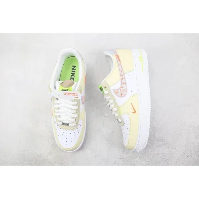 Nike Air Force 1 07 "Just Stitch It /White/Shade Green" фото № 7