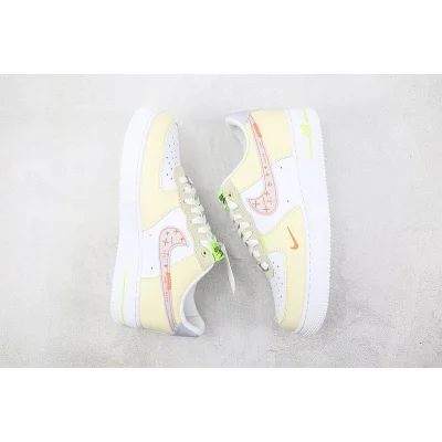 Nike Air Force 1 07 "Just Stitch It /White/Shade Green" фото № 6