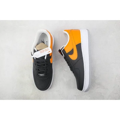 Nike Air Force 1 Low 07 "Black Kumquat/Light Smoke Grey/Laser Orange" фото № 7