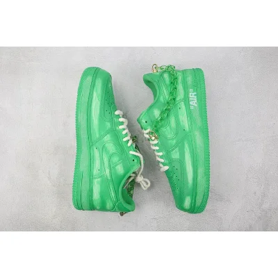 Nike Air Force 1 Low "Neon Green/Chain" фото № 6